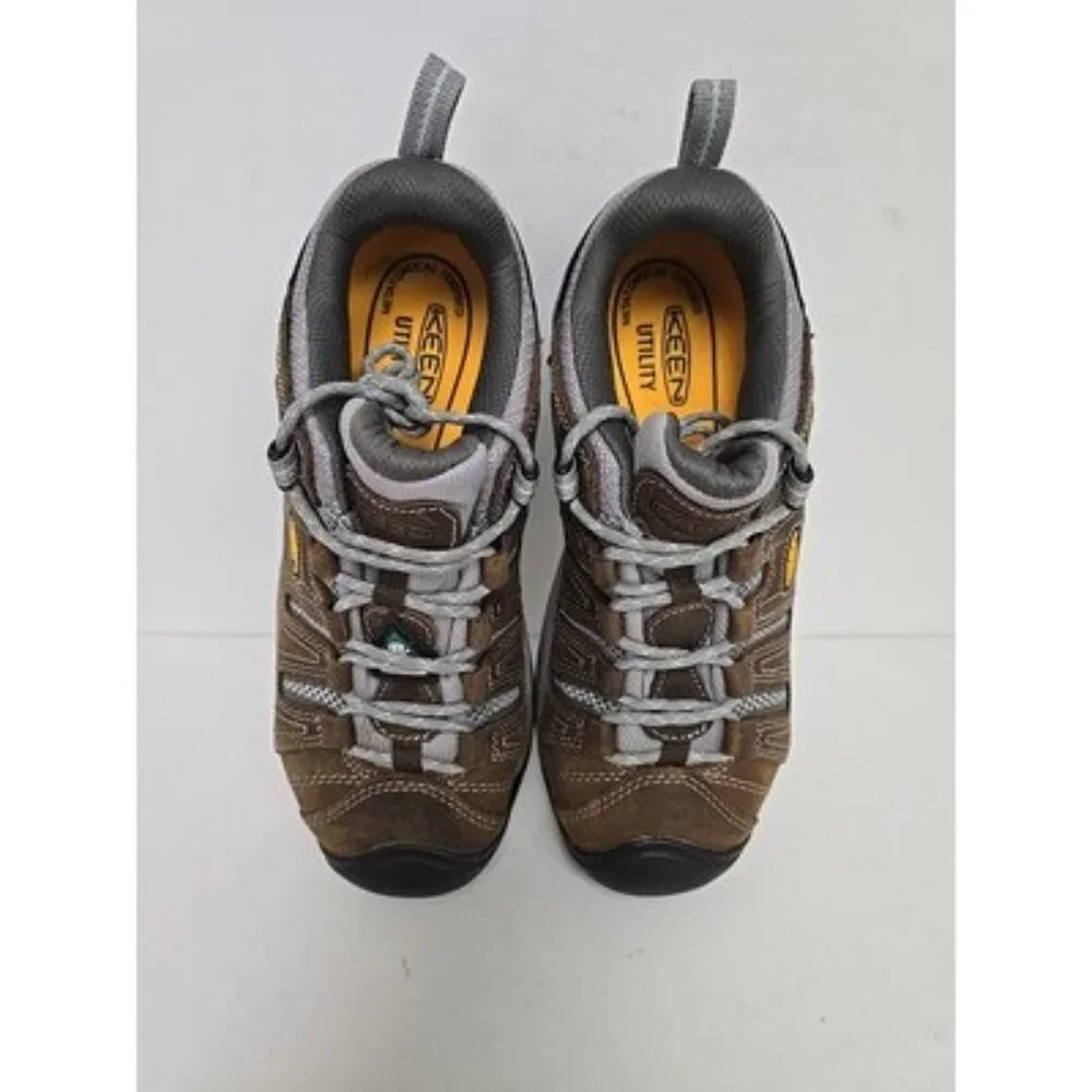 KEEN Women's Flint II Steel Toe Casual Work Shoes Cascade/Brown Size 7M - Picture 10 of 12